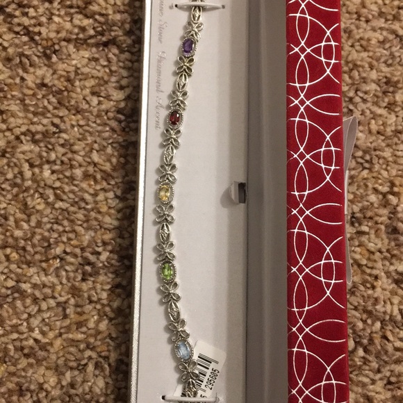 Kohl's Jewelry Brand New Genuine Stone Diamond Accent Bracelet